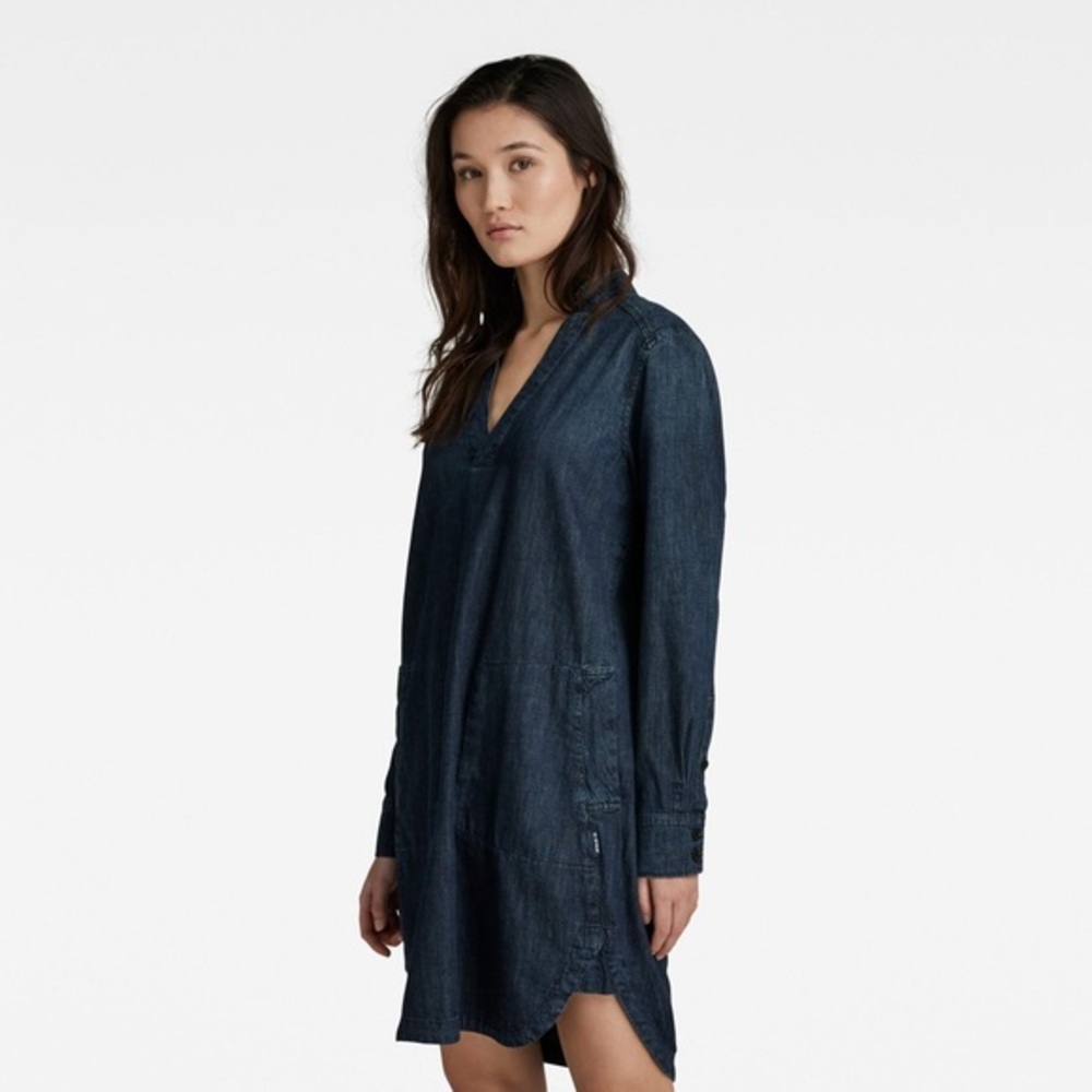 G-Star Millery V-Neck Shirt Dress